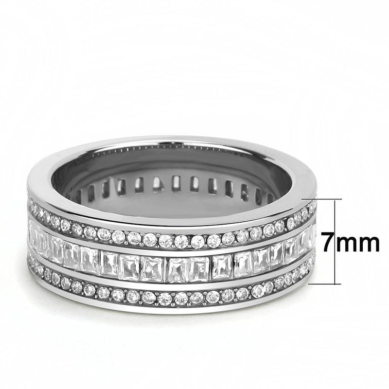 Rings For Women TK3435 Stainless Steel Ring with AAA Grade CZ