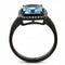 Rings For Women TK3447 Black - Stainless Steel Ring with Synthetic