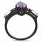 Rings For Women TK3456 Black - Stainless Steel Ring with AAA Grade CZ