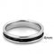 Rings For Women TK3502 Two-Tone Black - Stainless Steel Ring