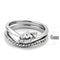 Silver Jewelry Rings Rings For Women TK3507 Stainless Steel Ring with AAA Grade CZ Alamode Fashion Jewelry Outlet