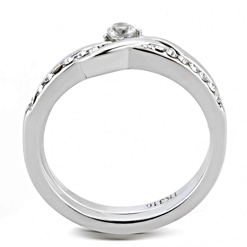 Rings For Women TK3508 Stainless Steel Ring with AAA Grade CZ