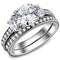 Silver Jewelry Rings Rings For Women TK3509 Stainless Steel Ring with AAA Grade CZ Alamode Fashion Jewelry Outlet