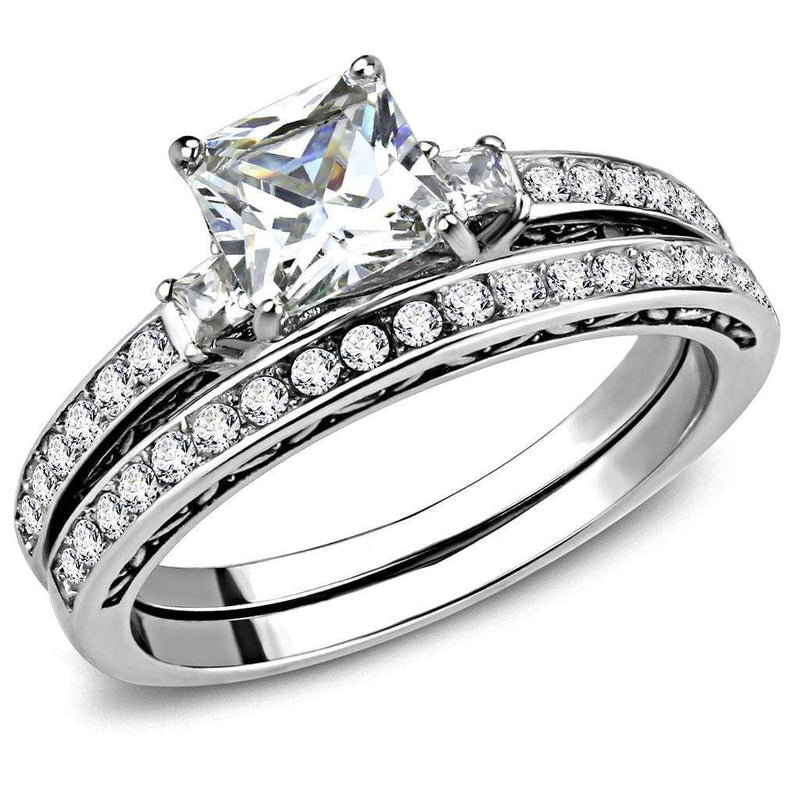 Rings For Women TK3510 Stainless Steel Ring with AAA Grade CZ