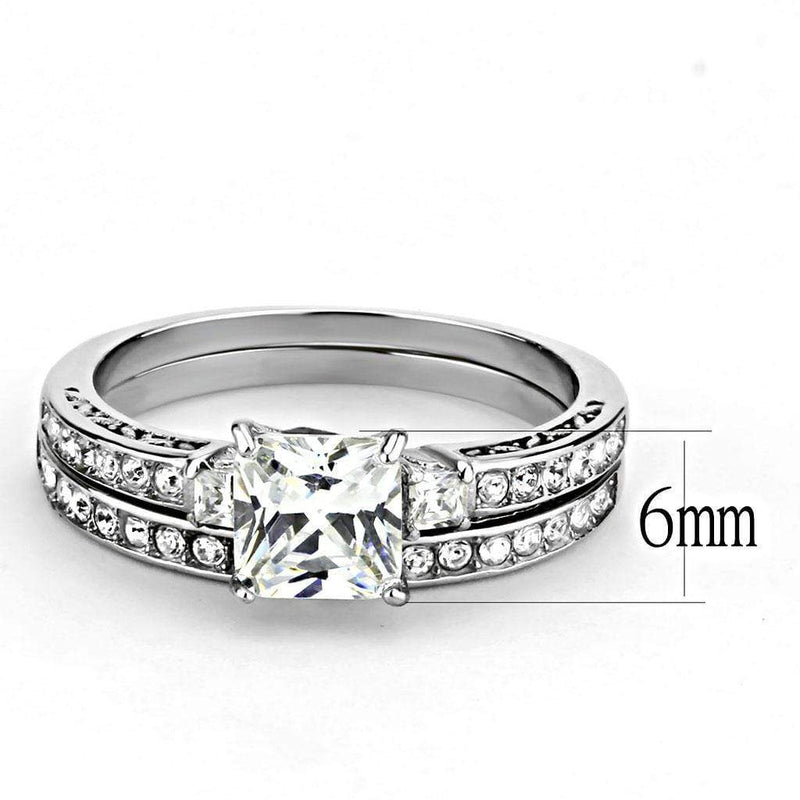 Rings For Women TK3510 Stainless Steel Ring with AAA Grade CZ