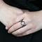 Rings For Women TK3568 Black - Stainless Steel Ring