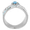 Rings For Women TK3572 No Plating Stainless Steel Ring with AAA Grade CZ