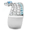 Rings For Women TK3572 No Plating Stainless Steel Ring with AAA Grade CZ