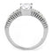 Rings For Women TK3608 No Plating Stainless Steel Ring with AAA Grade CZ