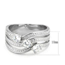 Rings For Women TK3633 Stainless Steel Ring with AAA Grade CZ