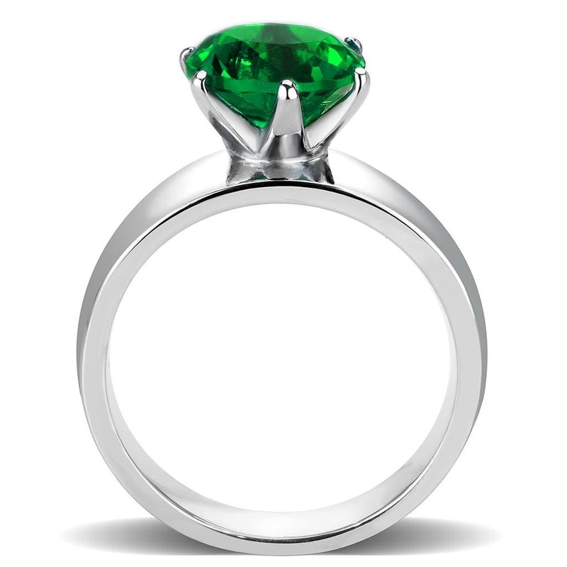 Rings For Women TK52005 Stainless Steel Ring with Synthetic