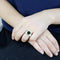 Rings For Women TK52005 Stainless Steel Ring with Synthetic