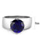 Silver Jewelry Rings Rings For Women TK52009 Stainless Steel Ring with Synthetic Alamode Fashion Jewelry Outlet