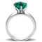Rings For Women TK52012 Stainless Steel Ring with Synthetic