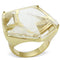 Rings For Women VL007 Gold Brass Ring with Synthetic