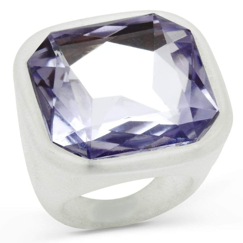 Rings For Women VL013 Resin Ring with Synthetic in Light Amethyst