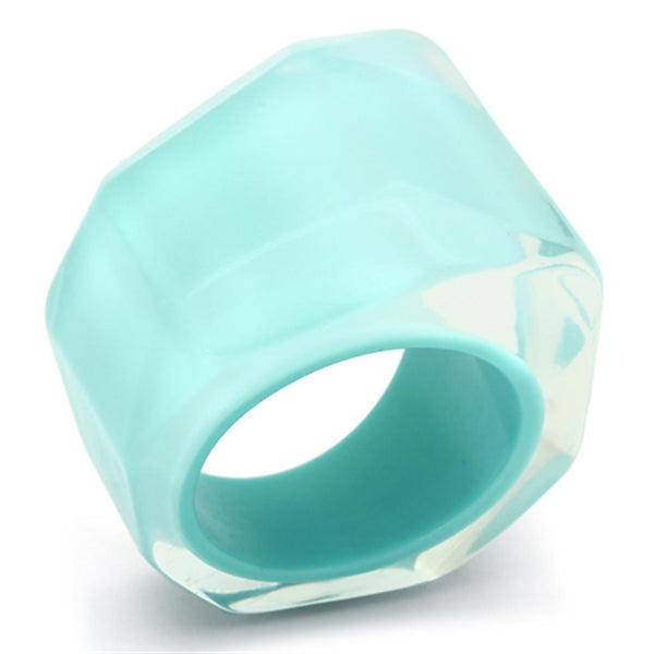 Rings For Women VL095 Resin Ring in Sea Blue