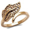 Rose Gold Band Rings 3W1200 Rose Gold - Brass Ring & CZ