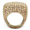 Silver Jewelry Rings Rose Gold Band Rings 3W934 Rose Gold - Brass Ring & CZ Alamode Fashion Jewelry Outlet