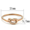 Rose Gold Engagement Rings TK630R Rose Gold - Stainless Steel Ring