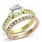 Rose Gold Engagement Rings TK968 Gold & Rose Gold - Stainless Steel Ring