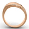 Rose Gold Engagement Rings TS168 Rose Gold 925 Sterling Silver Ring