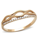 Rose Gold Engagement Rings TS278 Rose Gold 925 Sterling Silver Ring