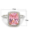 Silver Jewelry Rings Rose Gold Engagement Rings TS418 Rose Gold + Rhodium Sterling Silver Alamode Fashion Jewelry Outlet