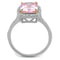 Rose Gold Engagement Rings TS418 Rose Gold + Rhodium Sterling Silver