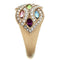 Rose Gold Rings TK1632 Rose Gold - Stainless Steel Ring with Crystal