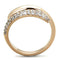 Rose Gold Rings TK1634 Rose Gold - Stainless Steel Ring with AAA Grade CZ