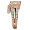 Rose Gold Rings TK1665 Rose Gold - Stainless Steel Ring with AAA Grade CZ