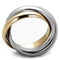 Rose Gold Rings TK1670 Two-Tone Rose Gold Stainless Steel Ring