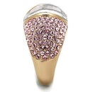 Rose Gold Rings TK1692 Rose Gold - Stainless Steel Ring with AAA Grade CZ