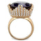 Rose Gold Rings TK1786 Rose Gold - Stainless Steel Ring with AAA Grade CZ