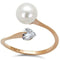 Rose Gold Rings TK1837 Rose Gold - Stainless Steel Ring with Synthetic