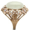 Rose Gold Rings TK1846 Rose Gold - Stainless Steel Ring with Synthetic