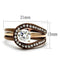 Rose Gold Rings TK2032LC Rose Gold & light Coffee Stainless Steel Ring
