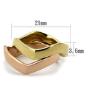 Silver Jewelry Rings Rose Gold Rings TK2265 Gold & Rose Gold - Stainless Steel Ring Alamode Fashion Jewelry Outlet