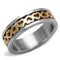 Rose Gold Rings TK2398 Two-Tone Rose Gold Stainless Steel Ring