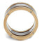 Rose Gold Rings TK2402 Two-Tone Rose Gold Stainless Steel Ring