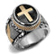 Rose Gold Rings TK2623 Two-Tone Rose Gold Stainless Steel Ring with Epoxy