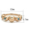 Rose Gold Rings TK3088 Rose Gold - Stainless Steel Ring with AAA Grade CZ