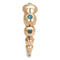 Rose Gold Rings TK3088 Rose Gold - Stainless Steel Ring with AAA Grade CZ