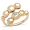 Rose Gold Rings TK3131 Rose Gold - Stainless Steel Ring with Crystal