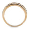 Rose Gold Rings TK3194 Rose Gold - Stainless Steel Ring with Crystal