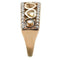 Rose Gold Rings TK3194 Rose Gold - Stainless Steel Ring with Crystal