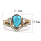 Rose Gold Rings TK3200 Rose Gold - Stainless Steel Ring with Synthetic