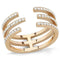 Rose Gold Rings TK3236 Rose Gold - Stainless Steel Ring with Crystal