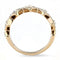 Rose Gold Rings TK3237 Rose Gold - Stainless Steel Ring with Crystal